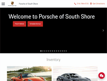 Tablet Screenshot of porscheofsouthshore.com